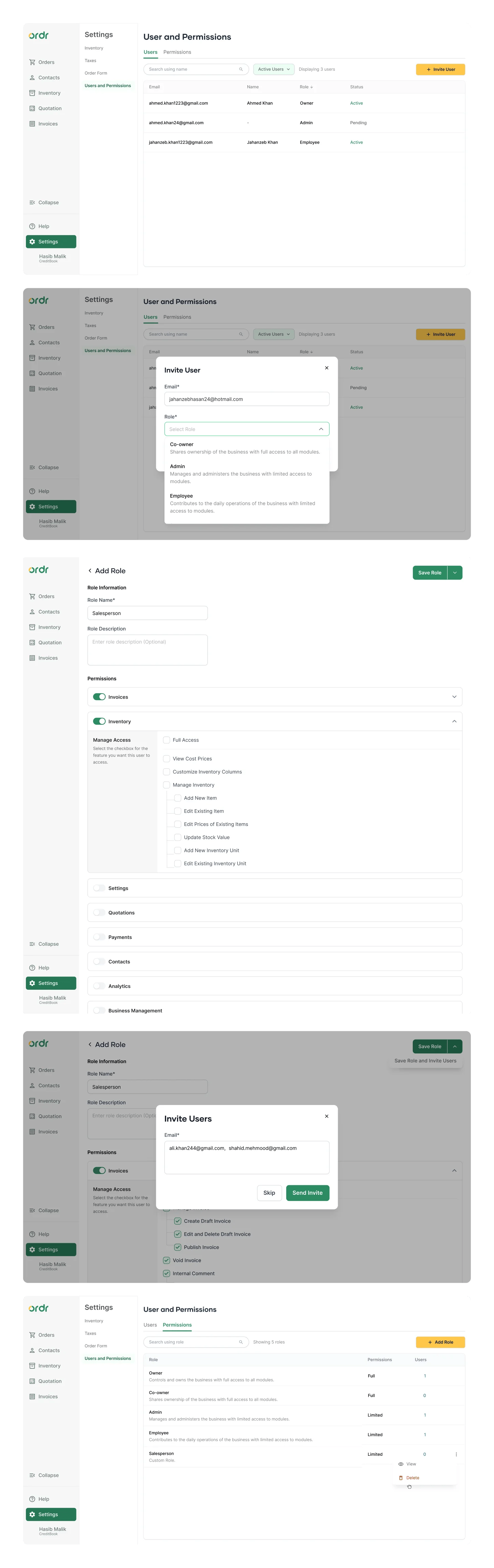 Final design mockups